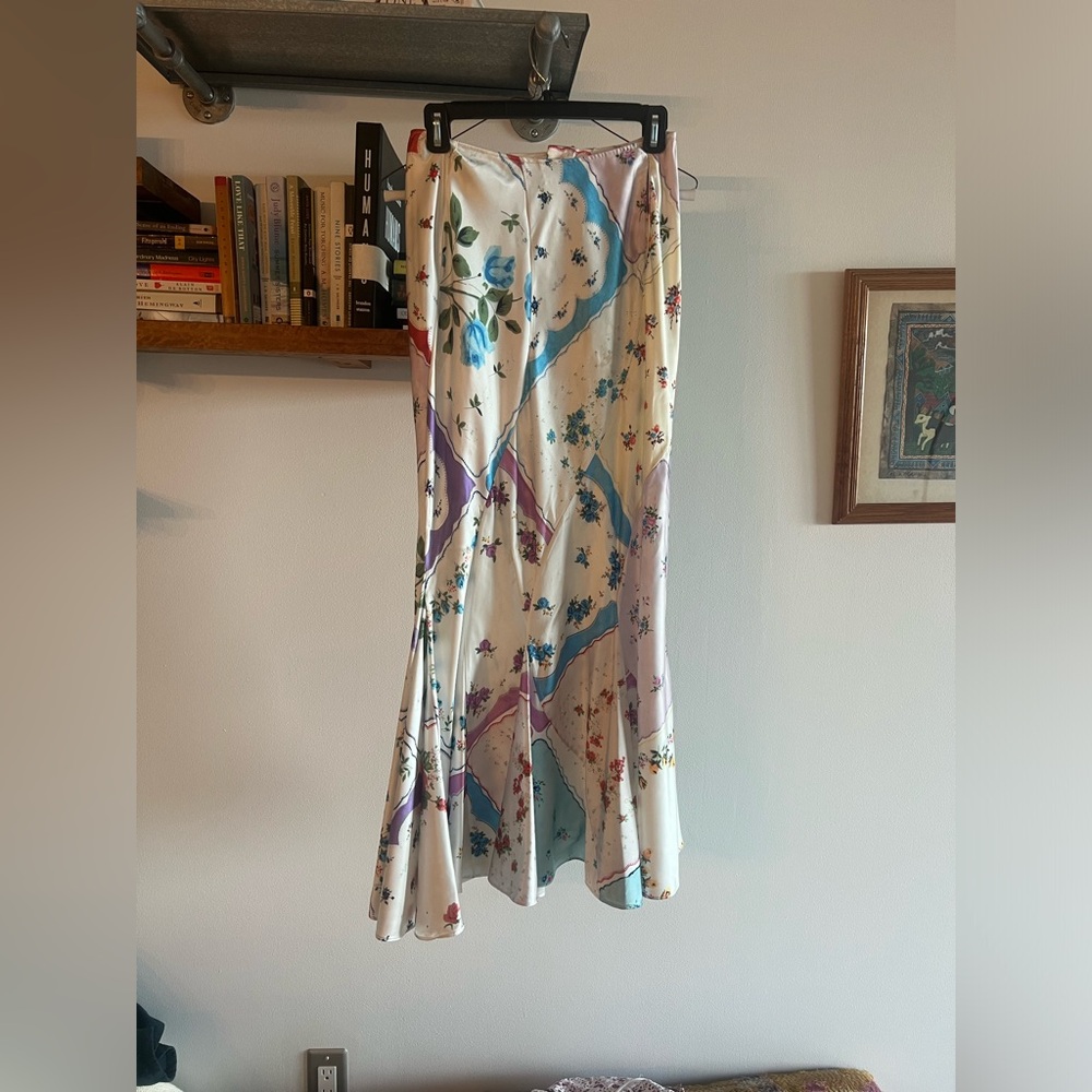 Yuhan Wang Handkerchief Floral skirt